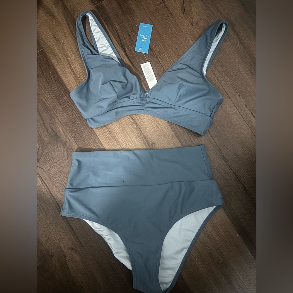 CUPSHE Blue Women's Swimwear Set NWT